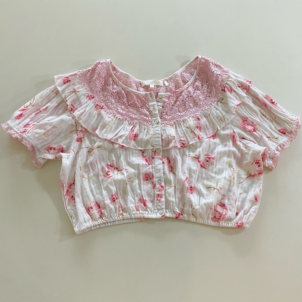 LoveShackFancy Elania Crop Top - Picture 6 of 16